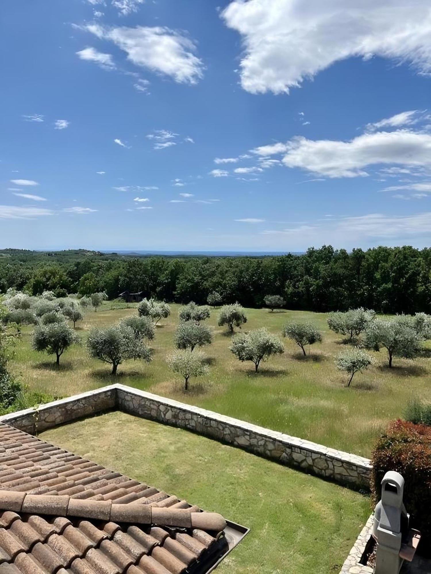 Villa Olivetta - Istrische Villa mit Meerblick nahe Porec Barat  Exterior foto